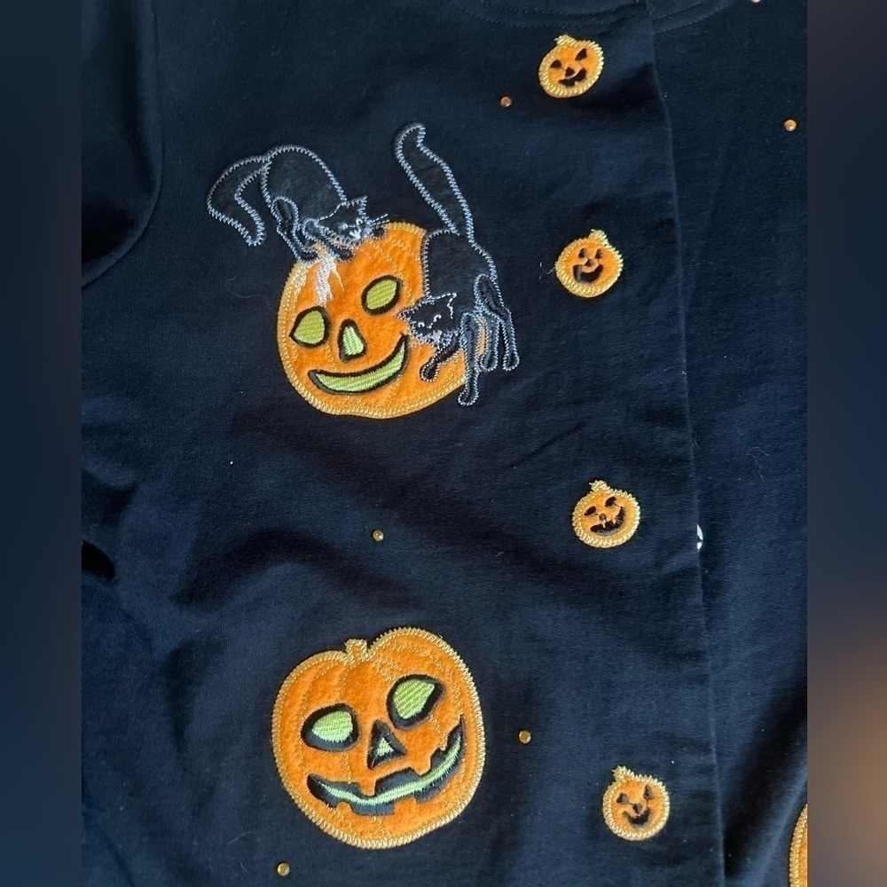 โถ๏ธ Onque โ๏ธ Halloween Black Cat Cardigan / Top ๐. Small - Picture 6 of 17